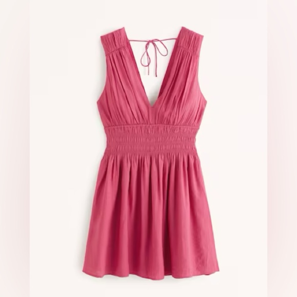 Abercrombie and fitch pink summery dress
